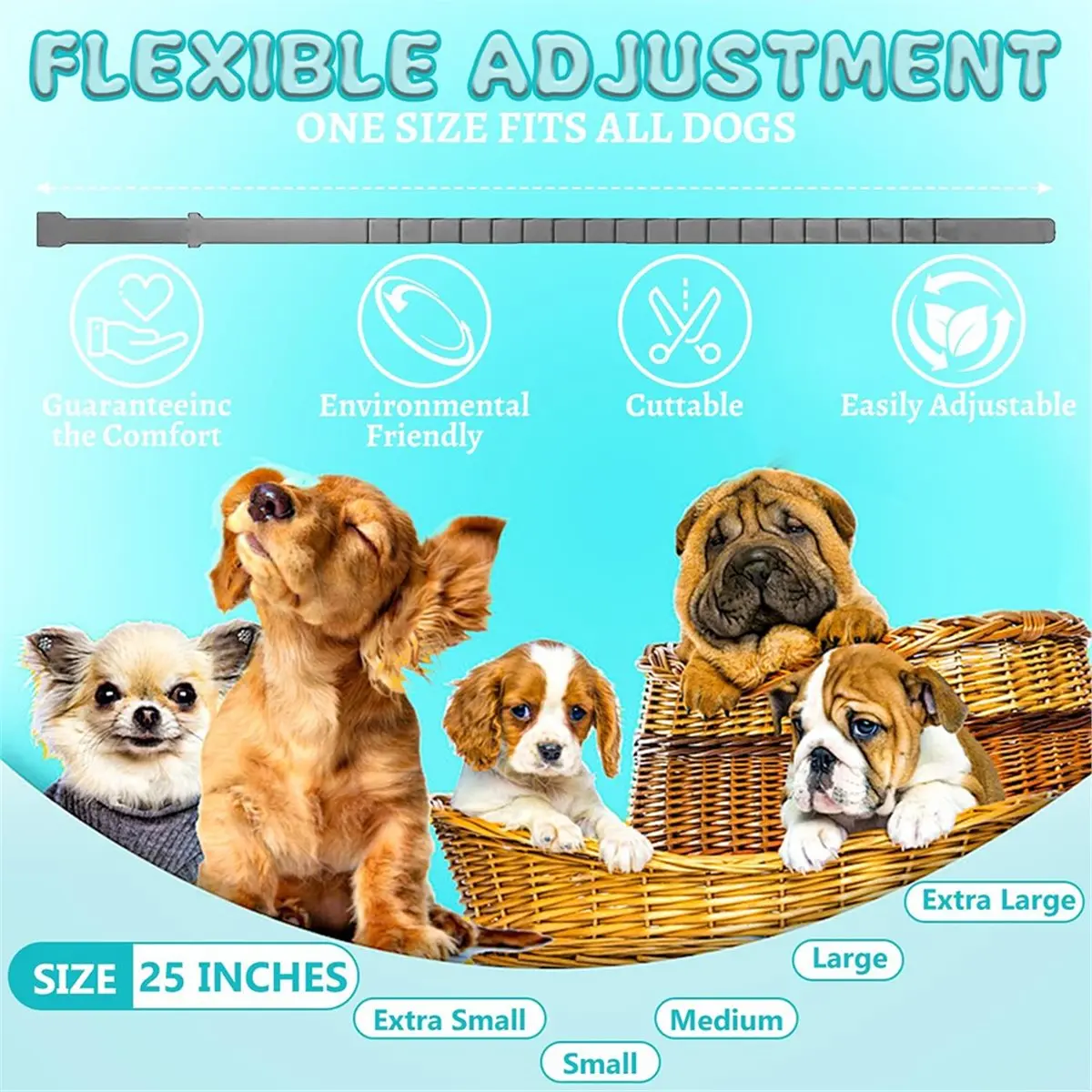 Industrial Tools Soothing Collars, 4-Pack for Dogs to Calm and Prevent Stress, Essential Pet Supplies.