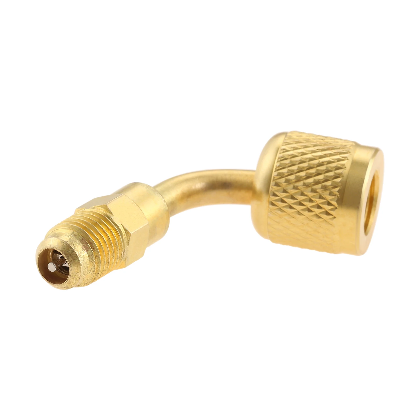 A2L R-32 R-454B Brass Refrigerant HVAC Adapter,1/4