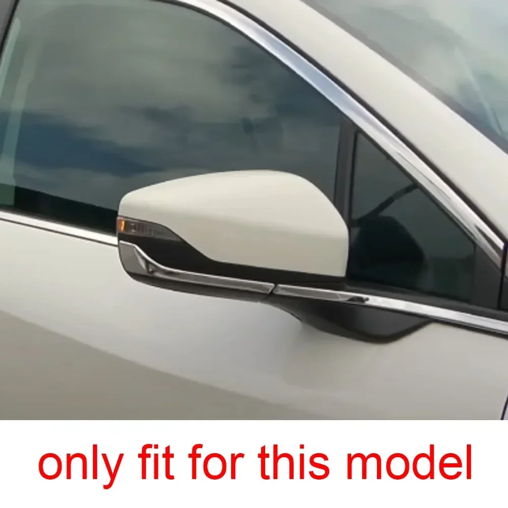 For Subaru Outback 2021 2022 2023 2024 ABS Car Rearview Side Mirror Cover Wing Cap Exterior Door Trim Adhesive Sticker Parts view 2