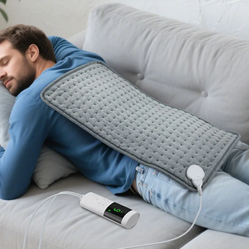 

Electric Hot Blanket Smart Heated Pad & Thermal Electro Mat for Knee Back Foot, Soft Warm Blanket for Winter Home Use
