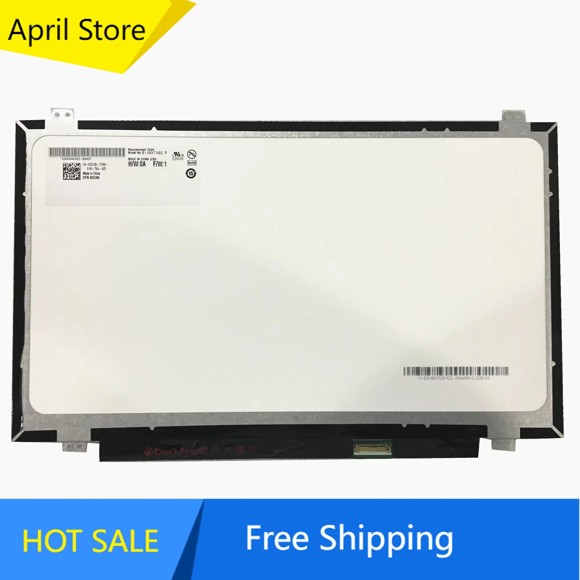 

B140XTN02.D fit B140XTN02.E B140XTN02.A B140XTN02.4 LP140WH8 TPC1 N140BGE-EA3 E33 LCD Screen EDP 30 Pins