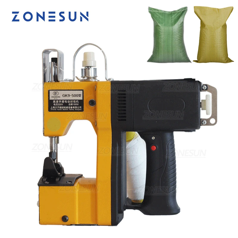 

ZONESUN Textile Industry Portable Electric Sewing Machine Sealing Woven Bag Packing Automatic Home High-Speed Clothing