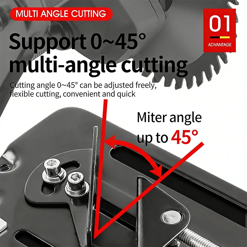 Soporte para amoladora angular, pulidor multiusos, máquina de corte pequeña, soporte de montaje, Base de sierra de mesa para carpintería modificada