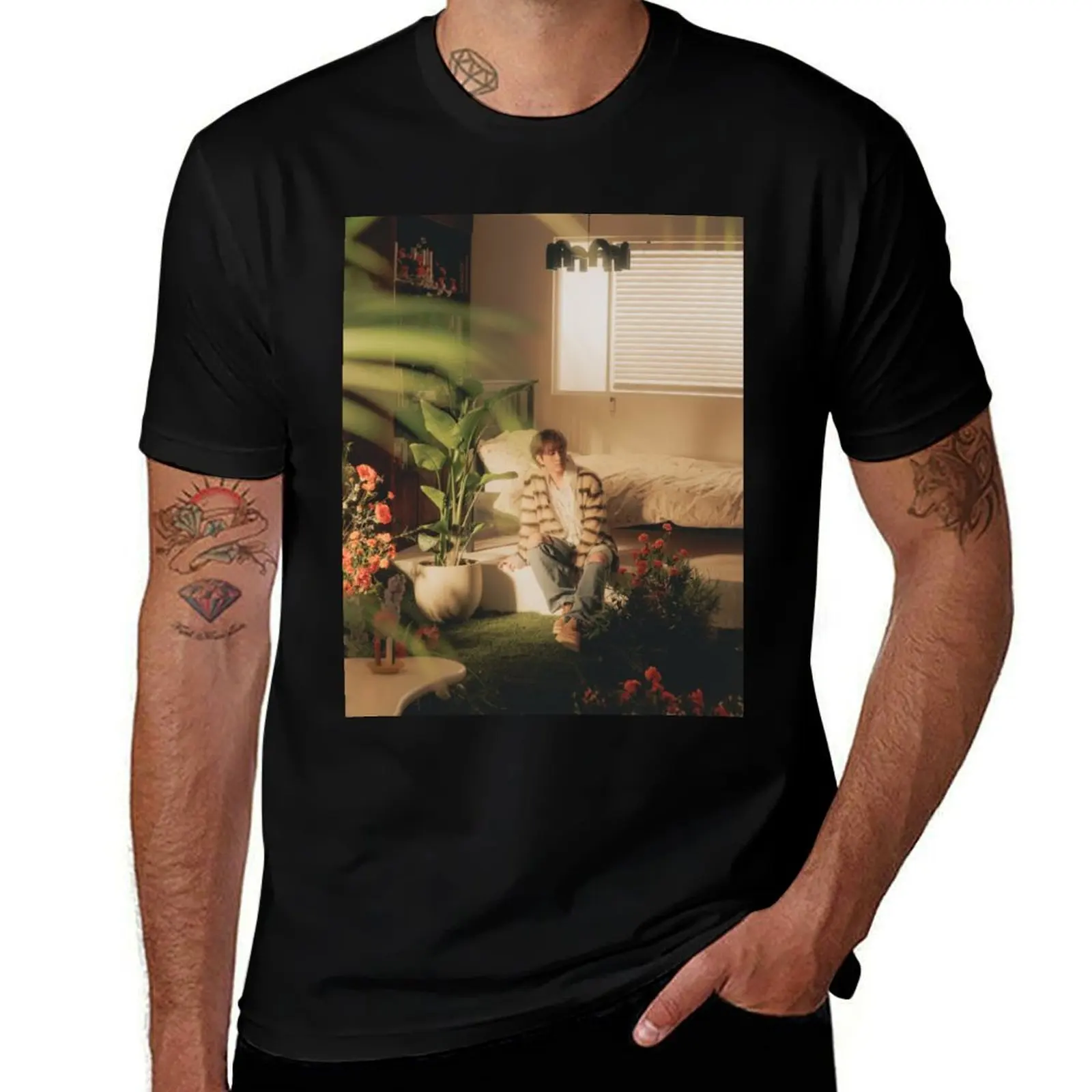 Onew Circle Teaser 2 T-Shirt No Iron Casual Short Sleeve Top