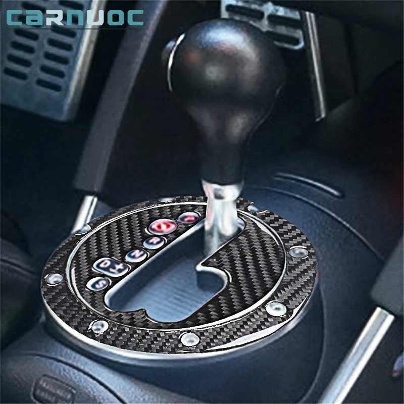 

For Audi TT 8N 2001 2002 2003 2004 2005 2006 Car Interior Decorative Accessories Carbon Fiber Center Gear Panel Stickers