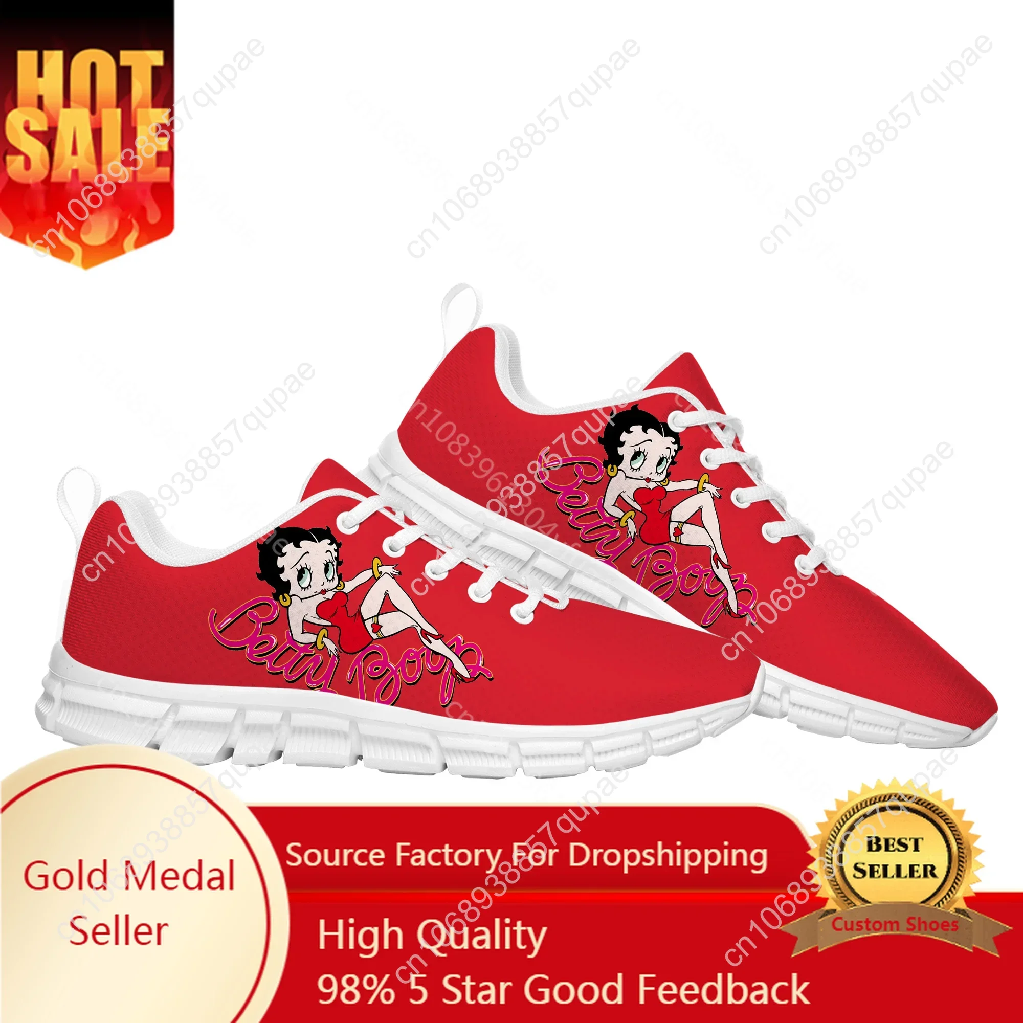 

Cartoon B-Bettyy Comic B-Boopp Manga Sports Shoes Men Women Teenager Kid Sneakers Demon Slayer High Quality Sneaker Custom Shoe