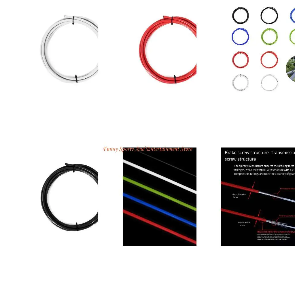 

C4DE Universals Bicycles Brake Cable Weatherproofed Bicycles Brake Housing Cable