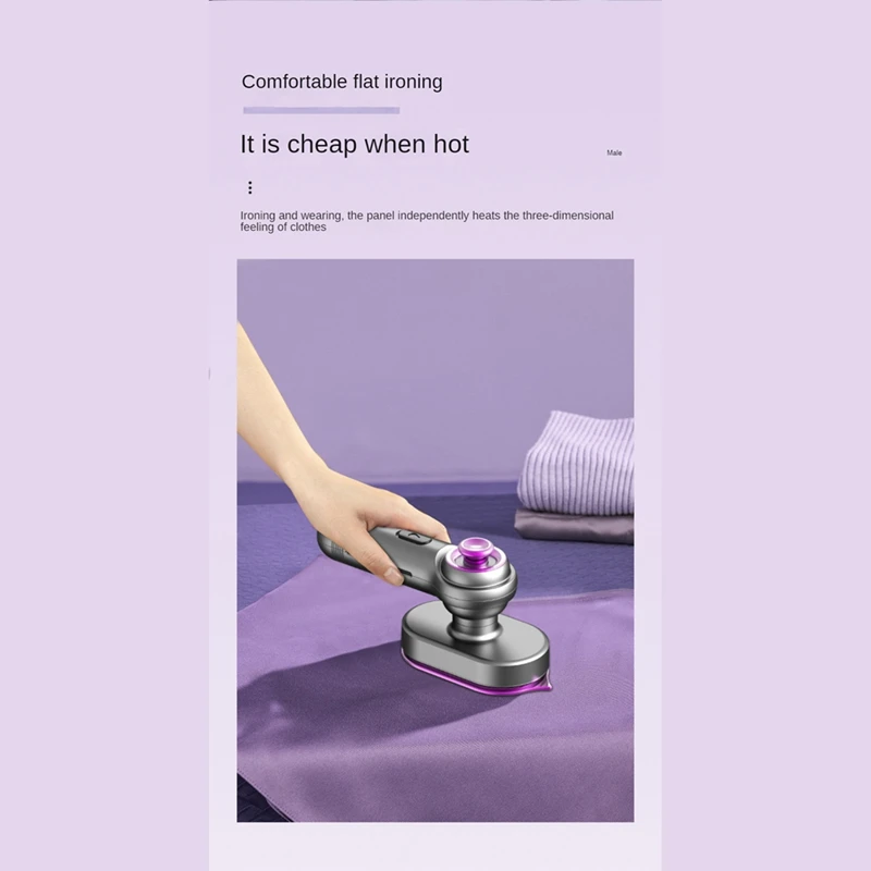 Mini fer à repasser de voyage portable, pour déterminer la vapeur des vêtements, pour repasser à sec