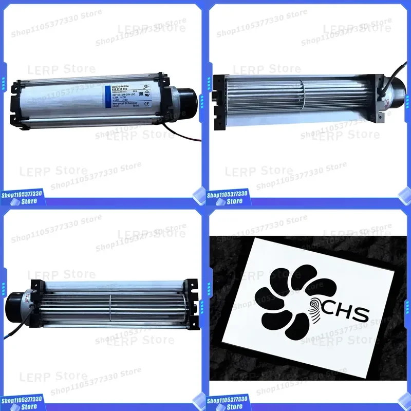 QG030-148/14 DC24V 6.2W Tangential Cross Flow Fan 148mm Air Circulation Blower for Medical Equipment Elevator System 0.255A
