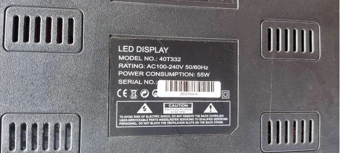4pcs Kits New TV's LED Lamp Bars For LED DISPLAY 40T332 ZN-39D10D-3 200803 LMDS395-DH01 V400HJ6-PE1
