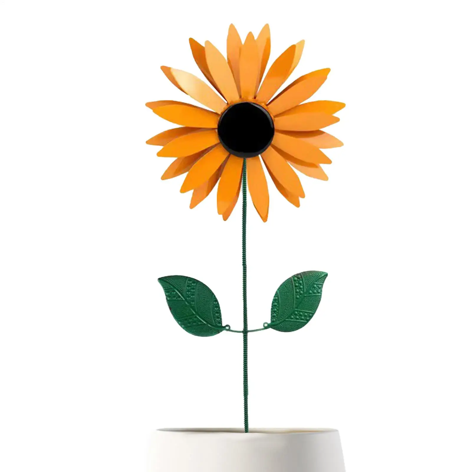 

Wind Spinner For Garden Metal Art Windmill Decoration Yard Spinner Sunflower For Outdoors For Balcony Patio Backyard