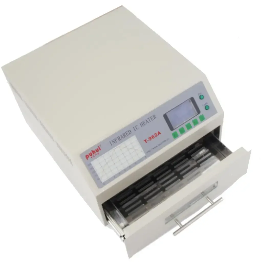 T-962 Reflow Oven Infrared IC Heater Soldering Machine 800W 180 x 235mm Desktop T962 for BGA SMD SMT Rework