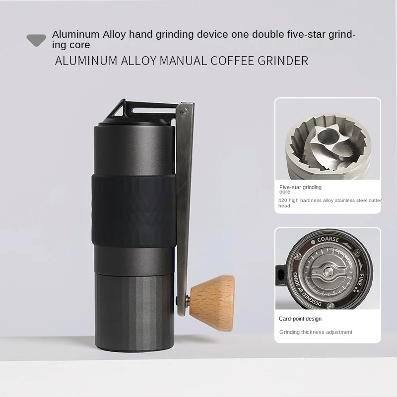 Home Of Outdoor Camping Draagbare Koffiemachine Hand Crank Grinder Hand Brouwen Koffiemolen Opvouwbaar Koffiezetapparaat