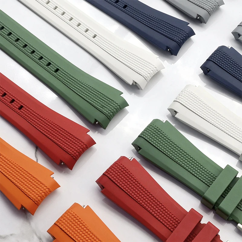 20mm Silicone Rubber Strap for Swatch X Omega joint MoonSwatch Curved End Sport Stainless Steel Buckle Watch Band Bracelet