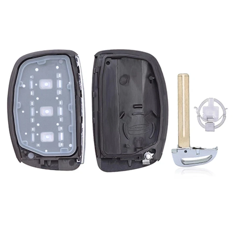 

KEYECU 3-кнопочный чехол для Hyundai для Kia Auto, умный пульт дистанционного управления, сменный чехол для брелока с держателем батареи