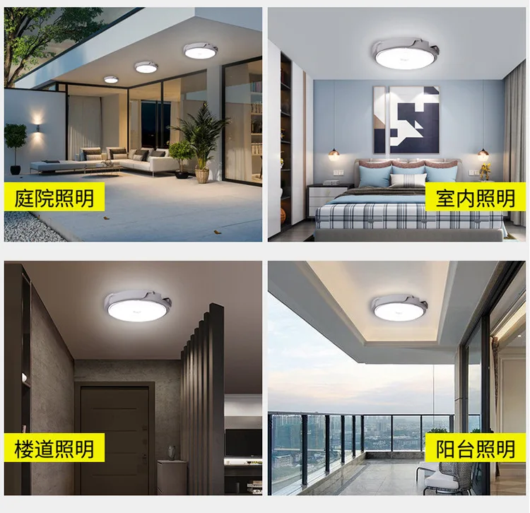 Luz Solar colgante de techo para interiores y exteriores, lámpara de energía Solar de 500/60W, LED con línea de luz de pasillo para decoración de