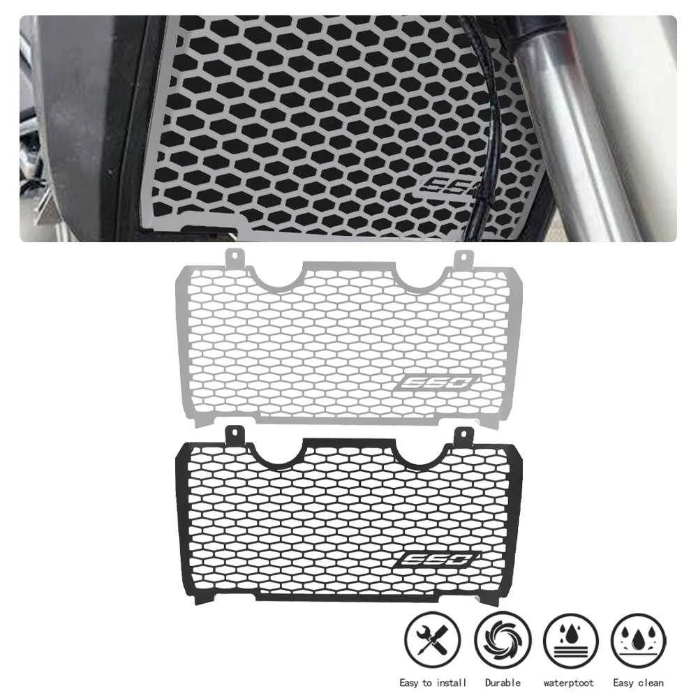 

Motorcycle For Aprilia Tuareg 660 Tuareg660 2022 2023 2024 2025 CNC Radiator Grille Guard Protector Grill Protection Cover