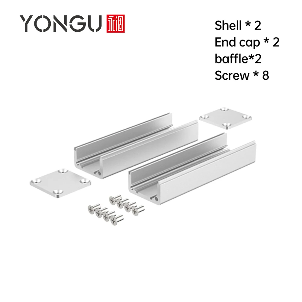 Split Type Aluminium Junction Box Circuit Board Controller Instrument Housing Custom PCB Board Industrial Enclosure H01 25*25MM