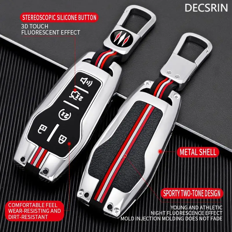 2019 Car Key Cover Case For Ford Fusion Mondeo Mustang F-150 Explorer Edge 2015 2016 2017 2018 Car Key Protection Accessor