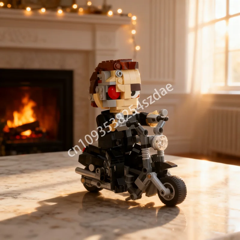 

402pcs MOC T Bike Model Building Blocks Construction Assemble DIY Creative Christmas Gifts Education Brick Toy Kids Birthday
