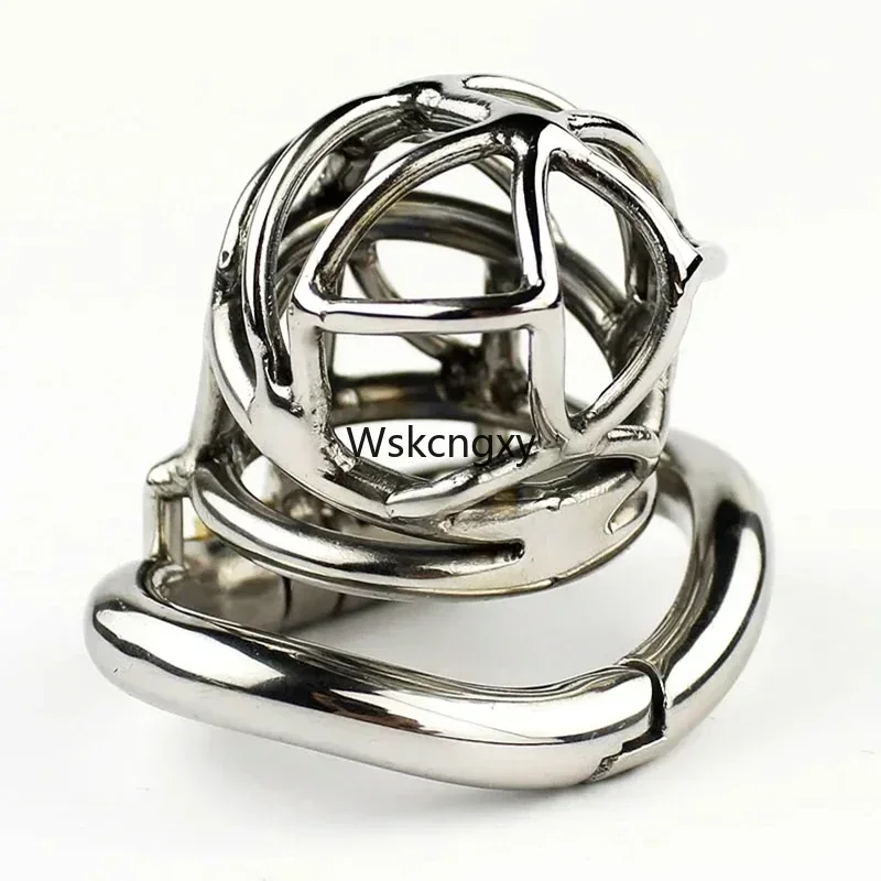 Chastity Cage Device New Urethral Lock Cock Cage Penis Restraints for Men BDSM Discreet Fetish Training Adult Erotic Sex Toys