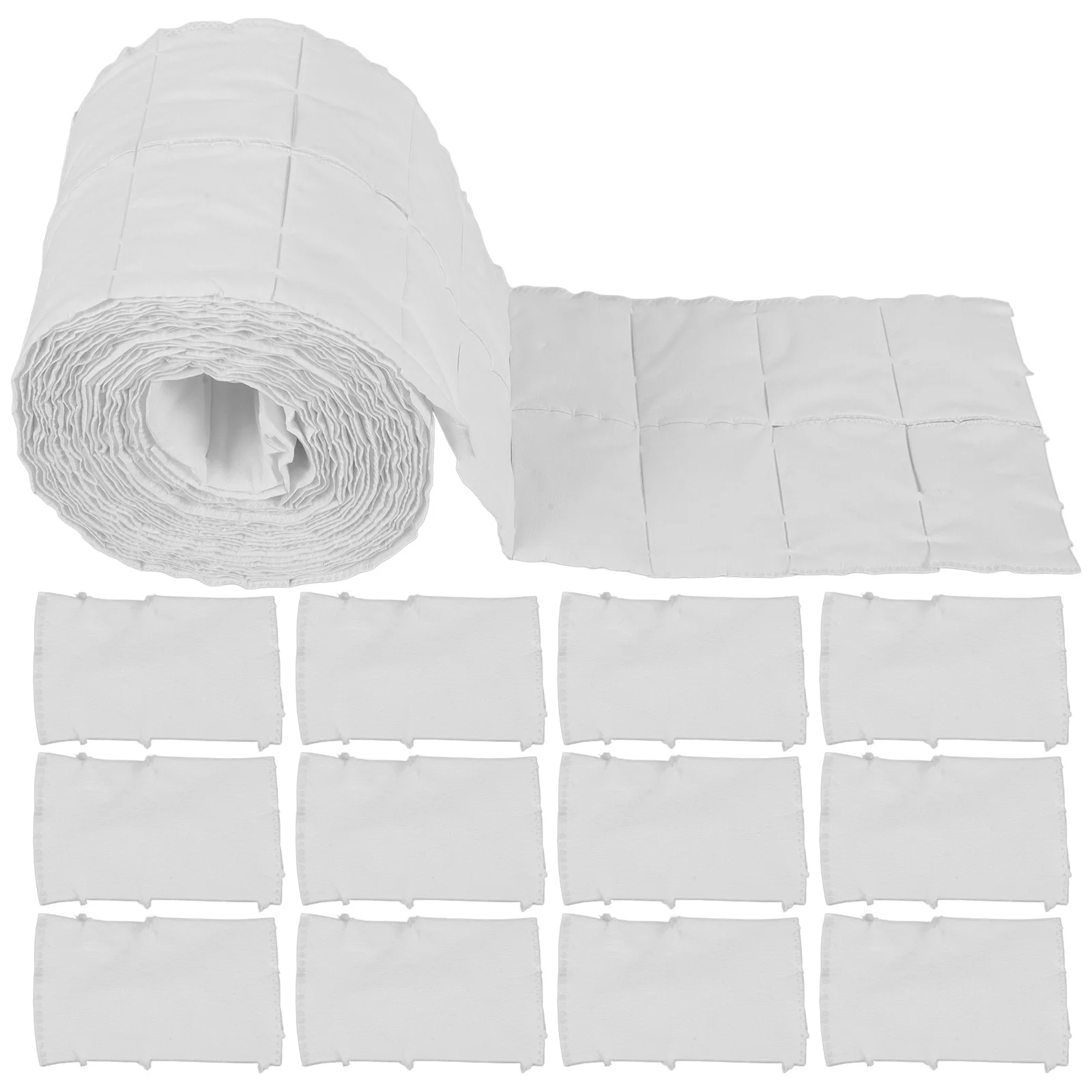 1 لفة من وسادات إزالة طلاء الأظافر القطنية للاستعمال مرة واحدة، مناديل تنظيف الأظافر، أدوات إزالة طلاء الأظافر والجل