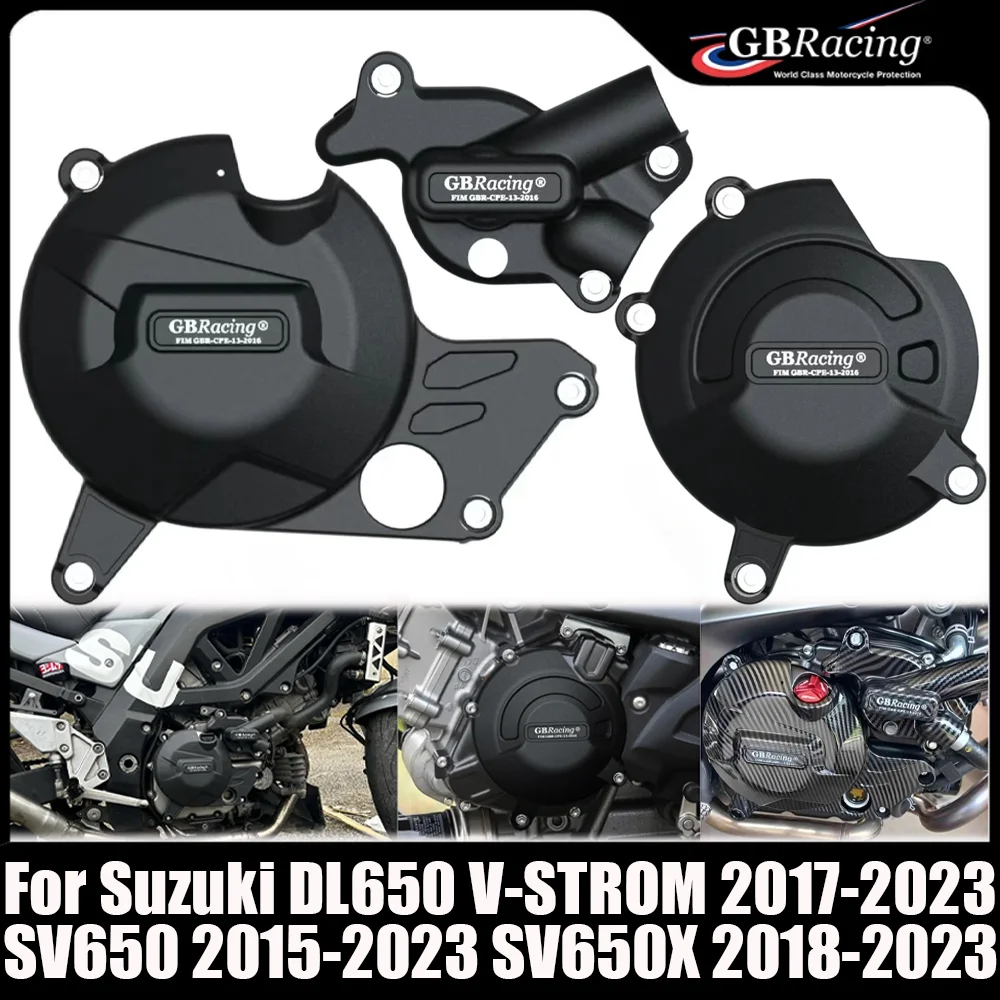 

GBRacing для Suzuki SV650 2015-2023 SV650X 2018-2023 DL650 V-STROM 2017-2023 защитная крышка двигателя мотоцикла аксессуары