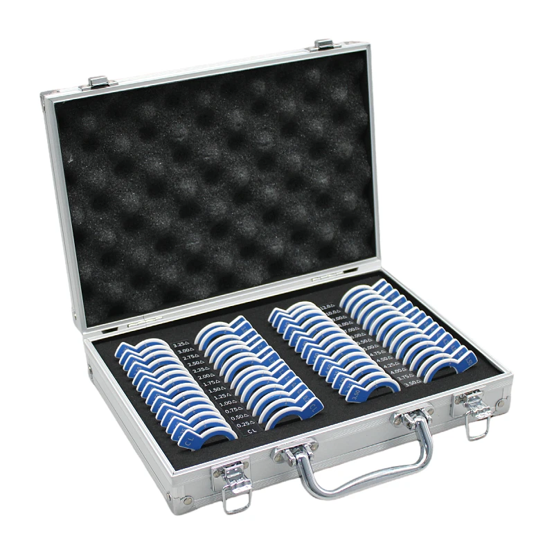 Optical Prism Box Oblique Mirror Fitting for Wearing Plate Oblique Set Fingness Check and Measure Triangular Prism