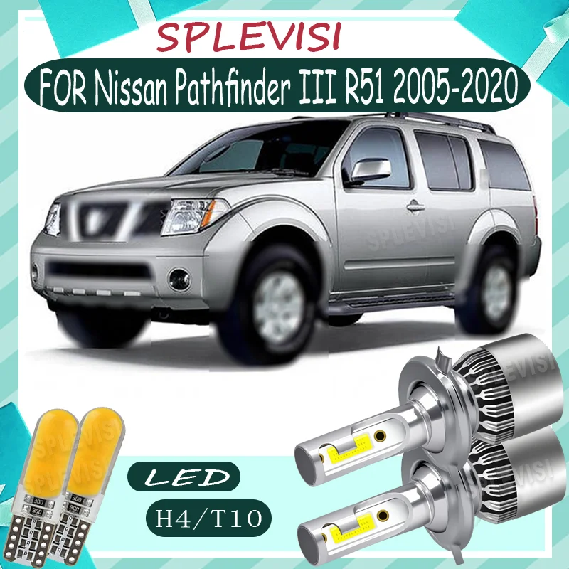 

Long-Lasting Long-Range 9003 H4 LED headlight For Nissan Pathfinder III R51 2005 2006 2007 2008 2009 2010 2011 2012 2013-2020