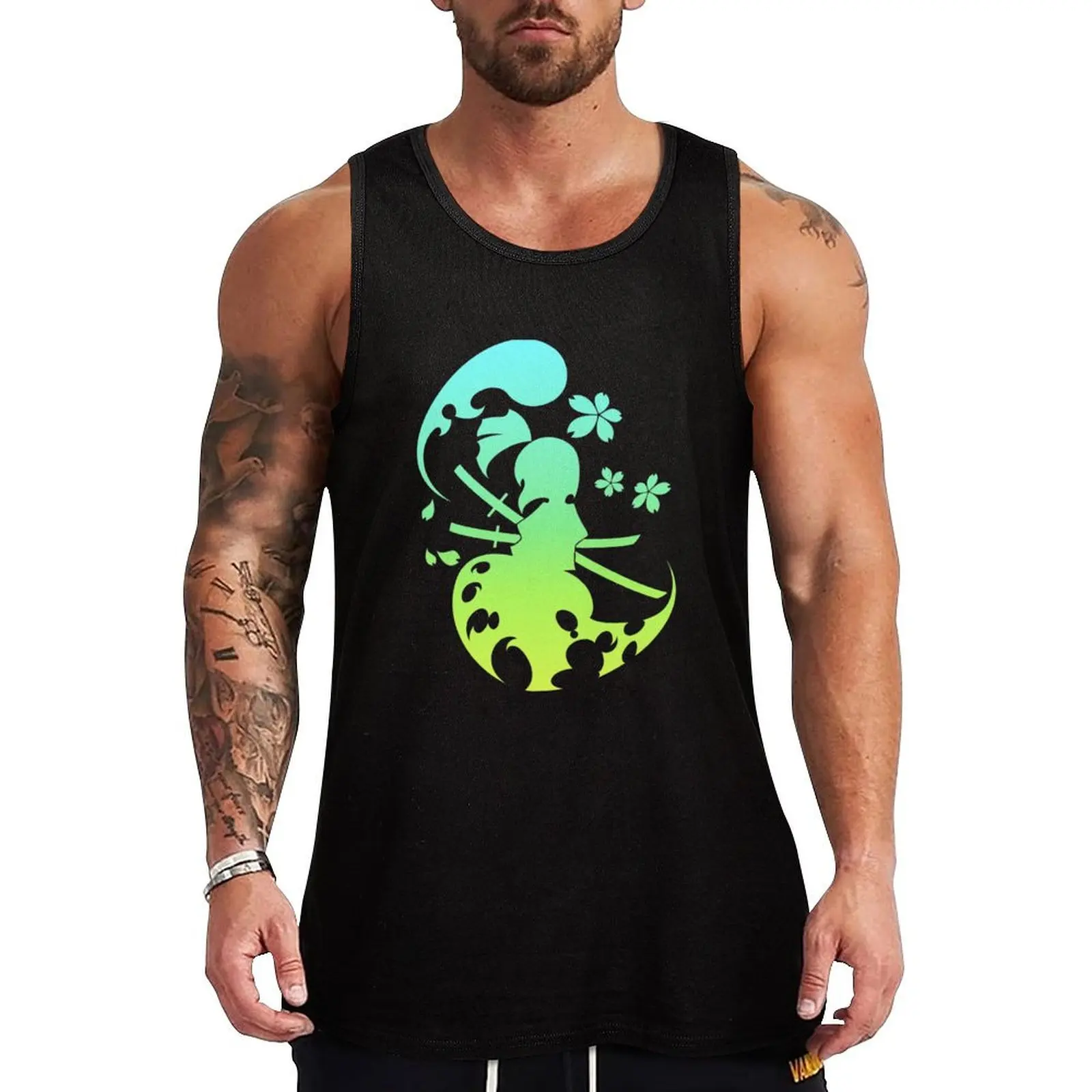 SILHOUETTE YOUMU - Touhou Tank Top Graphic Print Tank Top Casual Sleeveless Novelty Shirt