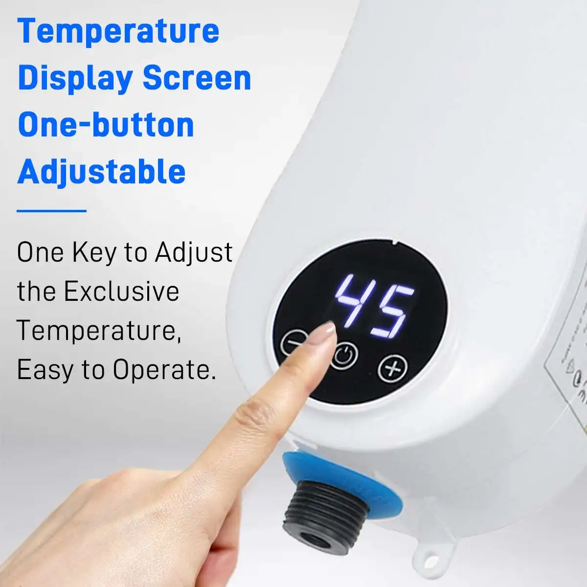 220V 5500W Instant Heating Electric Hot Kitchen Electric Faucet Water Heater Hot Water System Shower Head Tap Bathroom kitchen