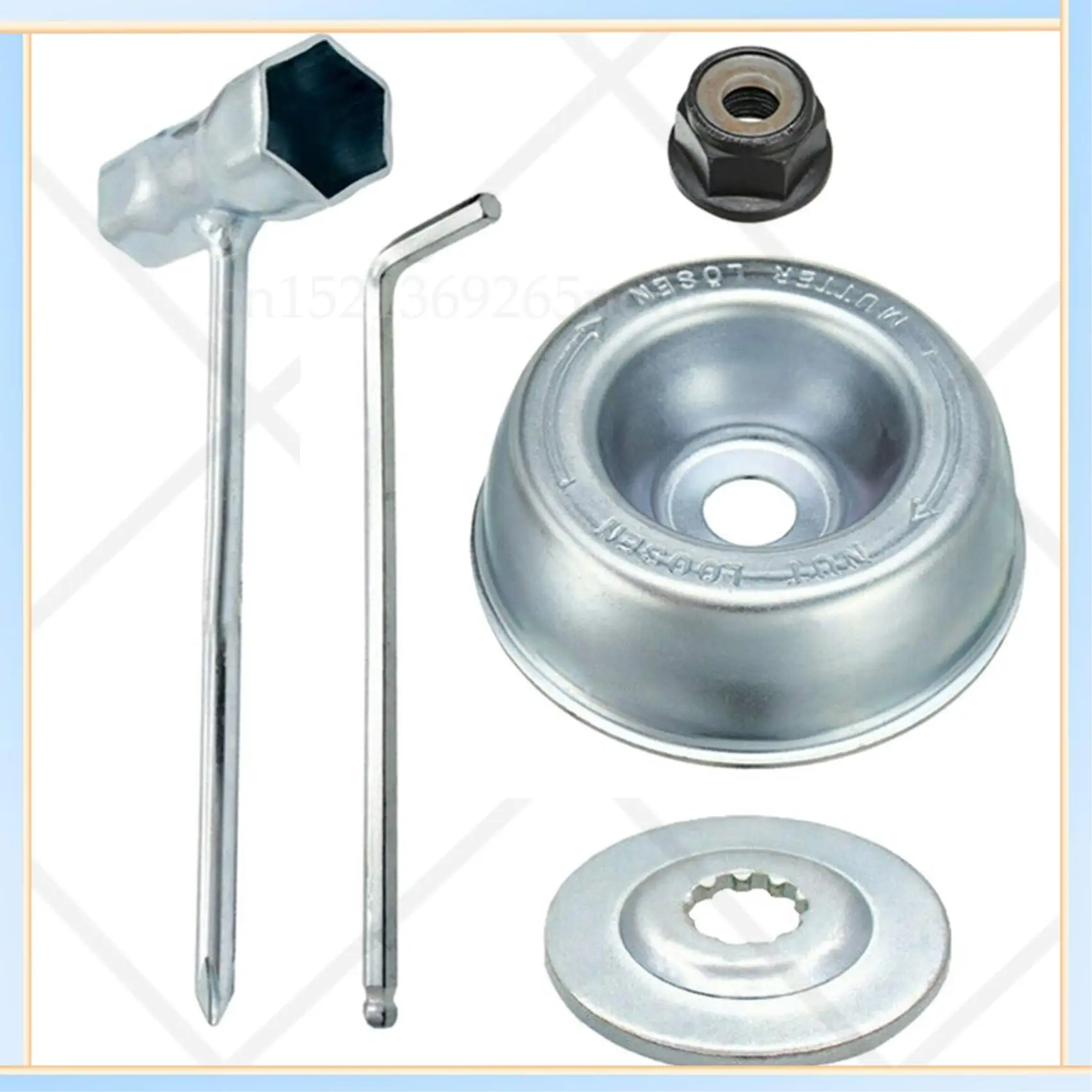 -SPOR Adatto Per Stihl FS55 FS56 FS70 FS80 FS83 FS85 FS90 FS100 FS110RX FS120 Adattatore Lama Accessorio Kit di Manutenzione