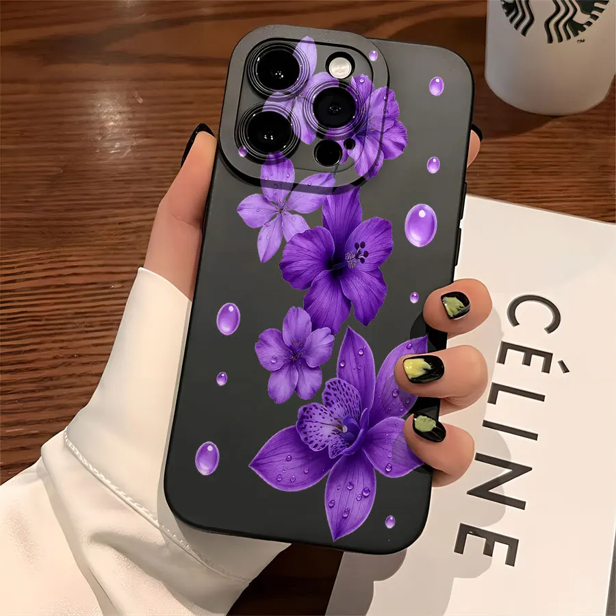 Capa de telefone macia TPU fosco Angel Eye, compatível com proteção Plus360 graus para iPhone 17 a 11 Pro Max