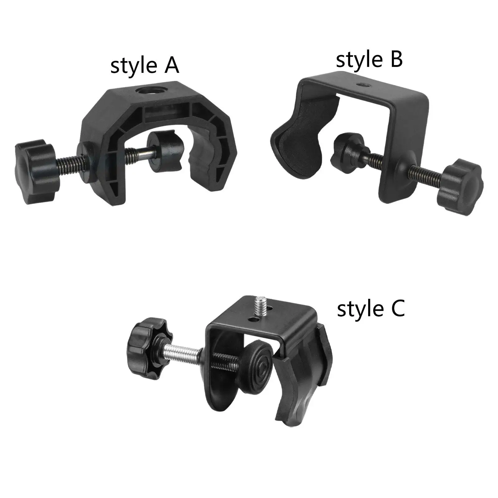 Base Stand Mounting Accessory Desk Clamp for Light Stand Cameras Shelves