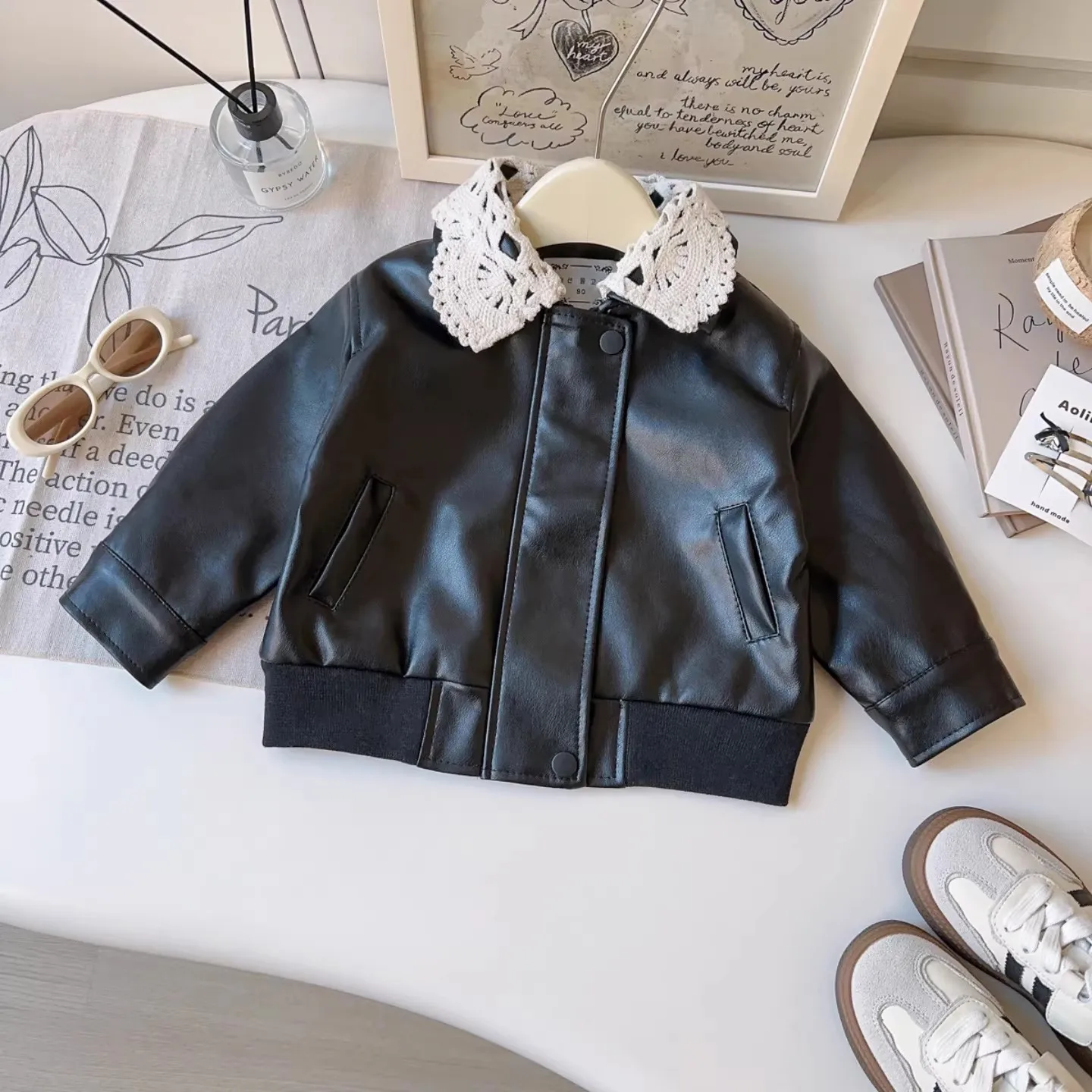 Girls Leather Coats… - image