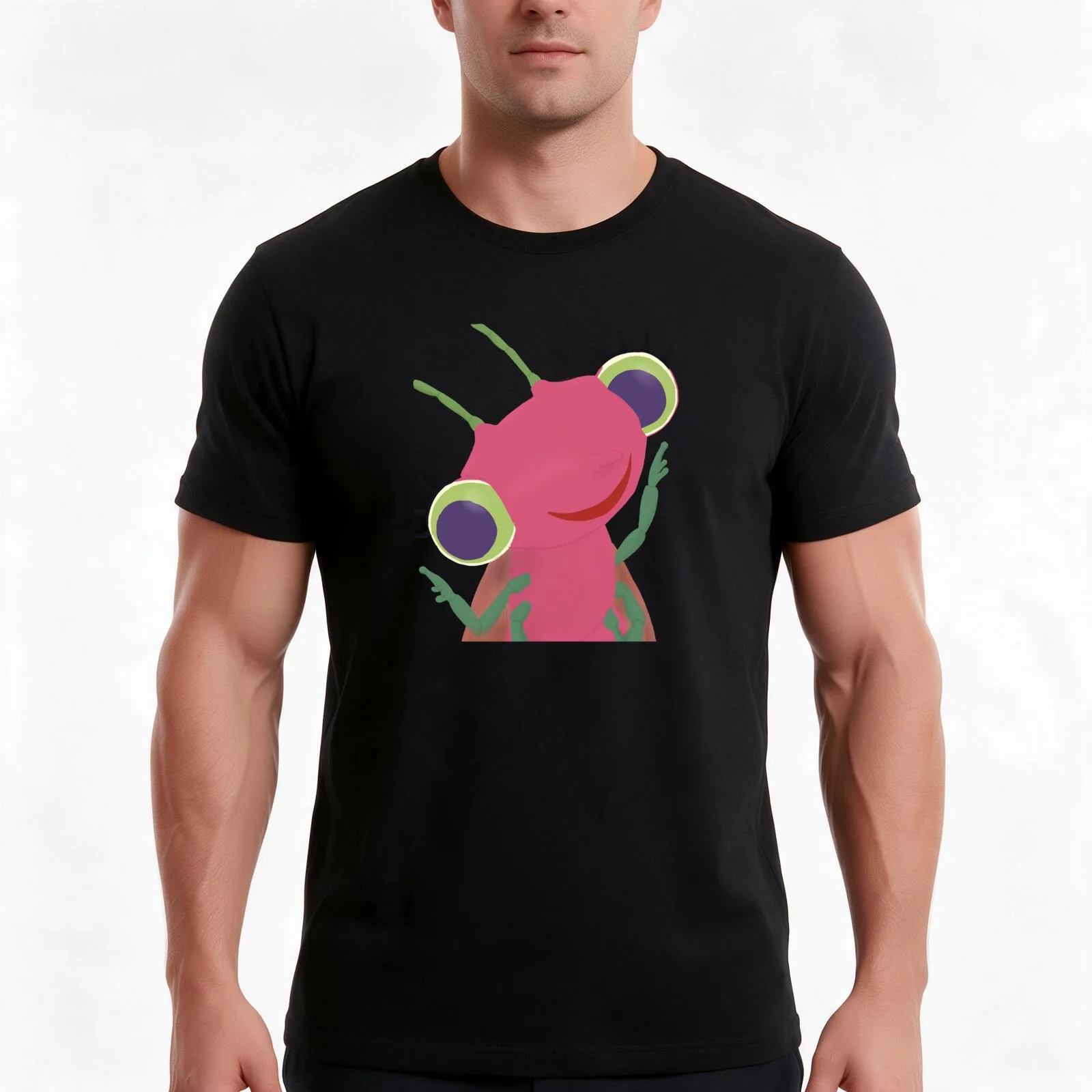 Shimmer T-Shirt, Summer Casual Cotton Tee, Oversized Streetwear Tops, Vintage Graphic Print, Loose Fit Short Sleeve, 100% Cotton