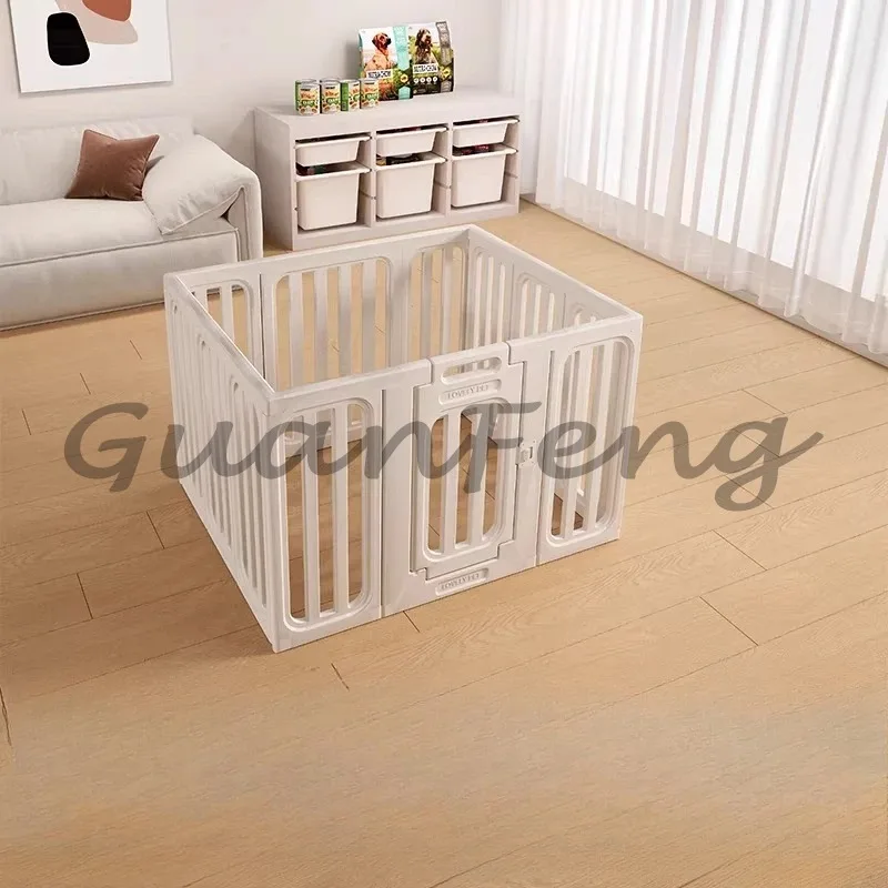 Dog Play Fence Safety Fence and Accessories, Balcony Grille Pet Door Kennel Supply for Indoor and Outdoor Safety Activity Fence