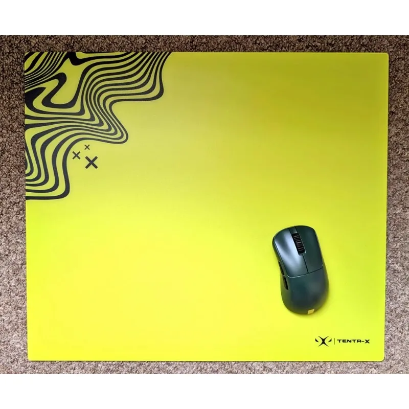 Tenta-X Glass Mouse Pad 490x420mm for Esports Gaming