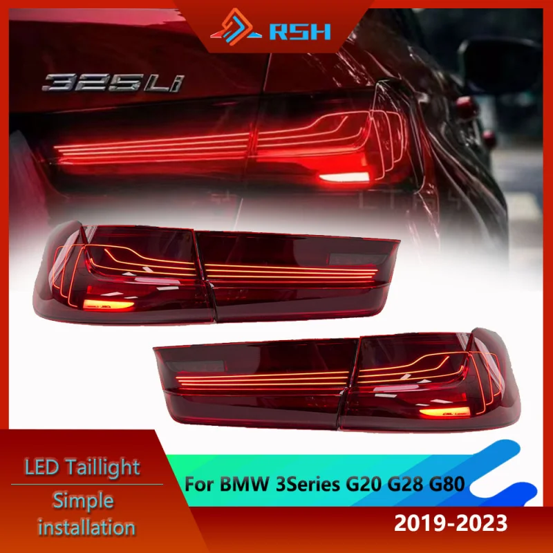 

For BMW 3 Series G20 G28 G80 Taillight Assembly 2019-2024 Modification CSL Model LED Driving Light Streamer Turn Signal Light