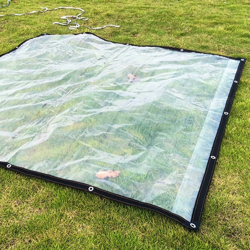 2M~5M Clear Transparent Rainproof Cloth Garden Balcony PE Film Gazebo Greenhouse Succulent Plant Keep Warm Cover Tarp Tarpaulin