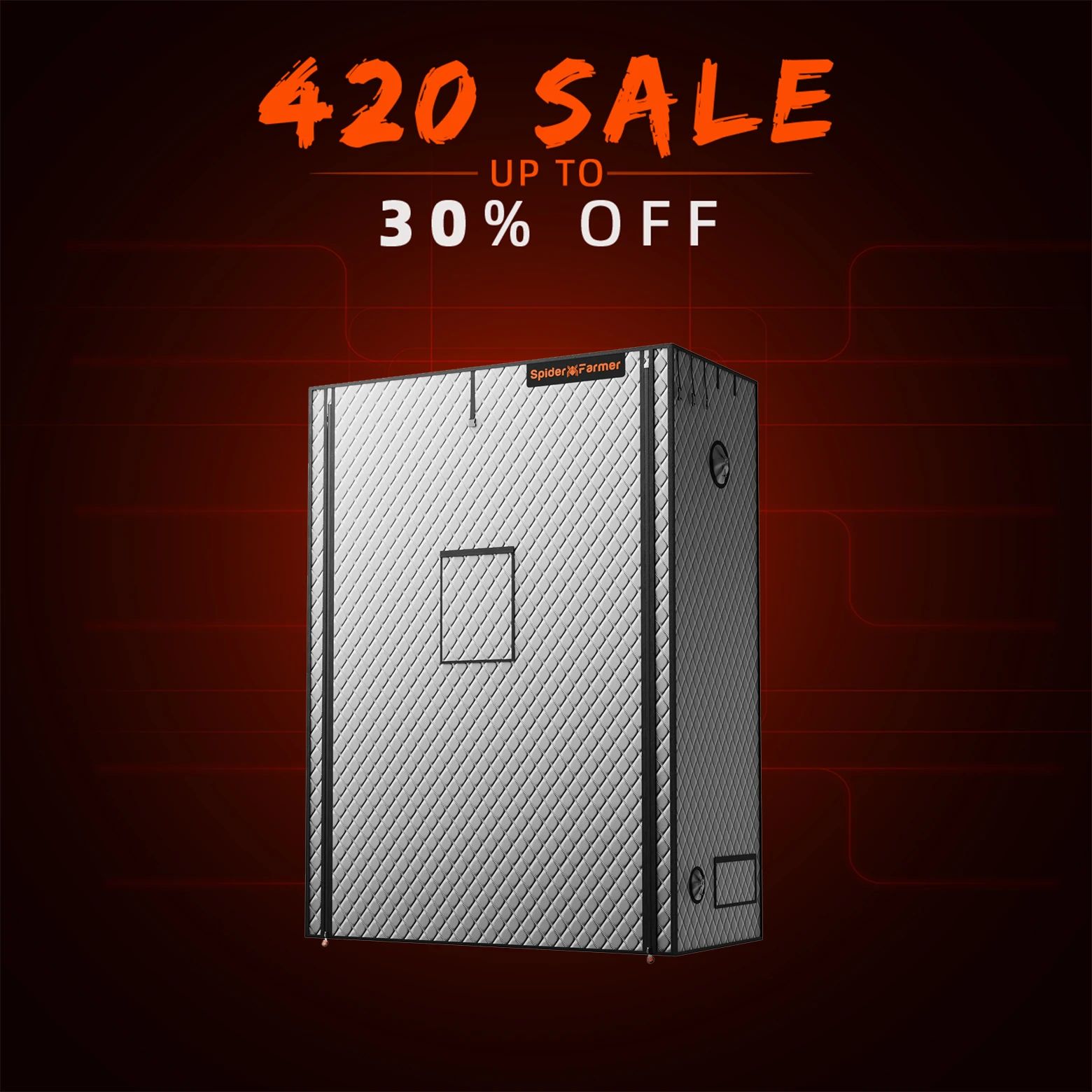 

Паук Фермер 140 см x 70 см x 200 см Pro Белая палатка для выращивания в помещении 2000D Ткань Оксфорд Гидропоника Растение Growin