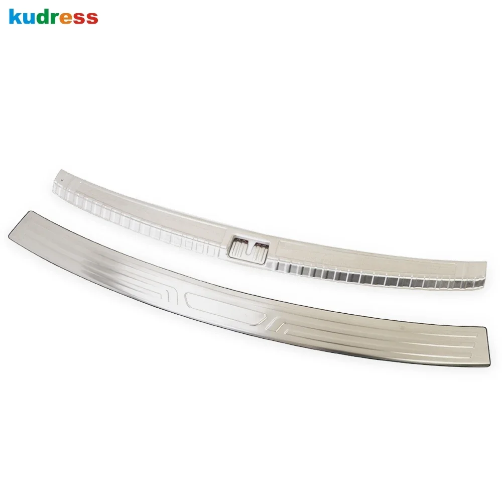 ل Volkswagen VW Teramont Atlas 2017-2021 الصلب الخلفي الجذع الوفير غطاء الكسوة الباب الخلفي عتبة الباب لوحة الحرس الوسادة اكسسوارات السيارات