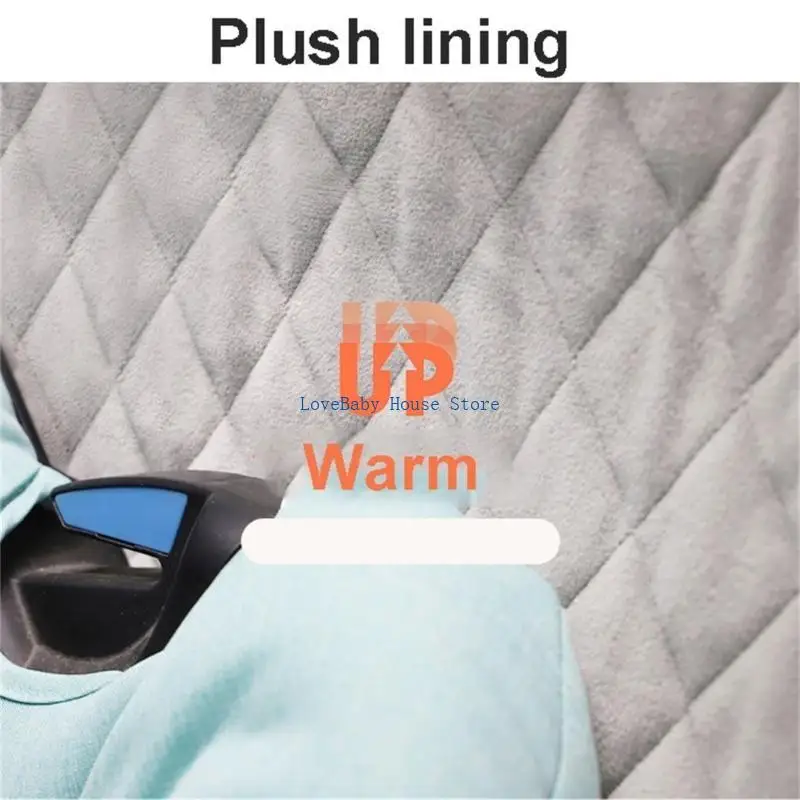 

BX0D Baby Stroller Rain Cover Universal WindproofProtection Dustproof Weather Shield