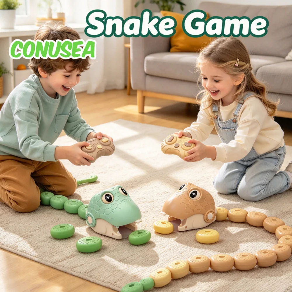 Magnet Snake Game Realistic Remote Control Snake Animals Toy Parent Child Interactive Games Educationa Toys Christmas Gifts