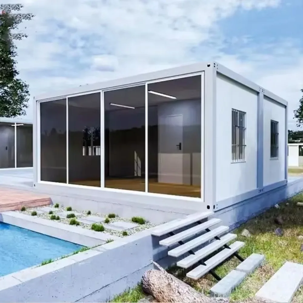 

Customized Modern Fold Out 4 Bedroom House 20ft 40ft Prefab Container House