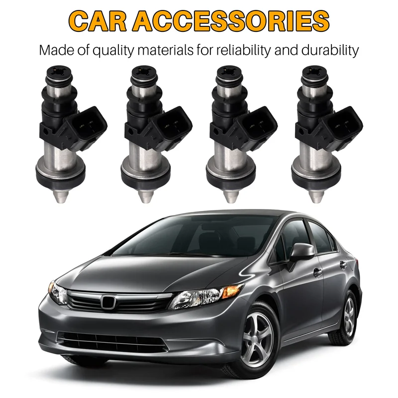 

4PCS 06164-PCA-000 New Fuel Injector Nozzle For HONDA CR-V 2.0L 1999-2001 / GSX1300R GSX-R750 GSX-R1000