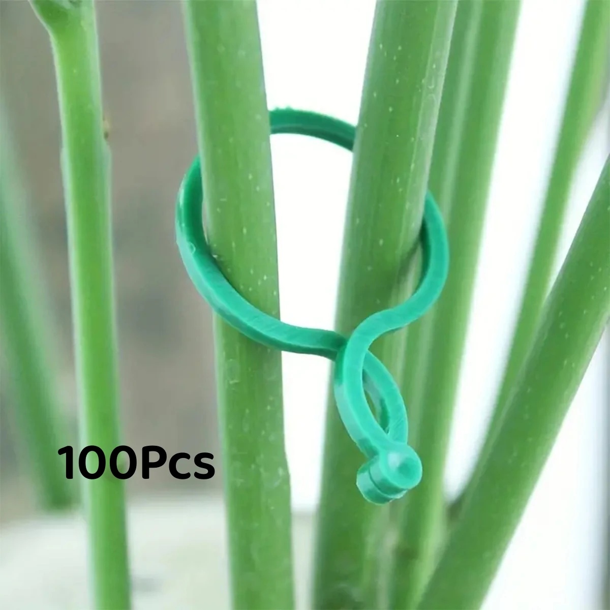 

100pcs Plant Fixing Clip, Simple Plastic Plant Climbing Wall Fixture Clip For Garden, Outdoor