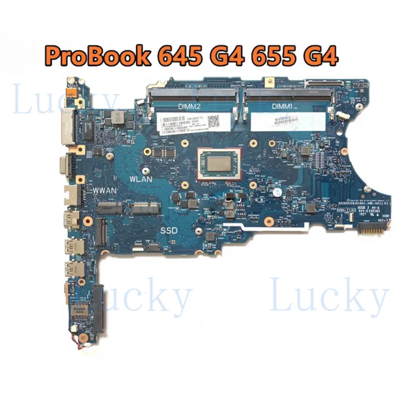f  FOR HP ProBook 645 G4 655 G4 motherboard L12801-601 6050A2930301