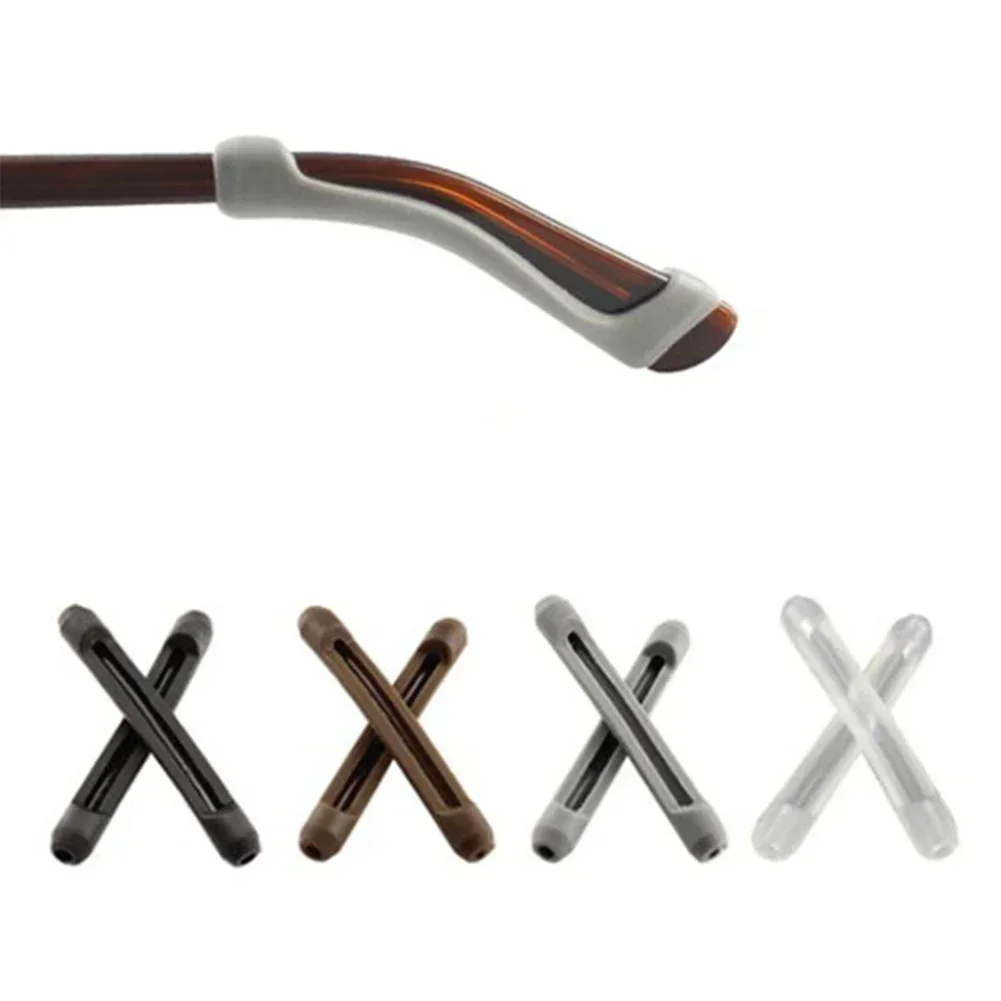 1 Pair High-Quality Silicone Non-Slip Glasses Temple Ear Pad Frame Foot Cover Soft Accessory for Enhanced Grip And Comfort