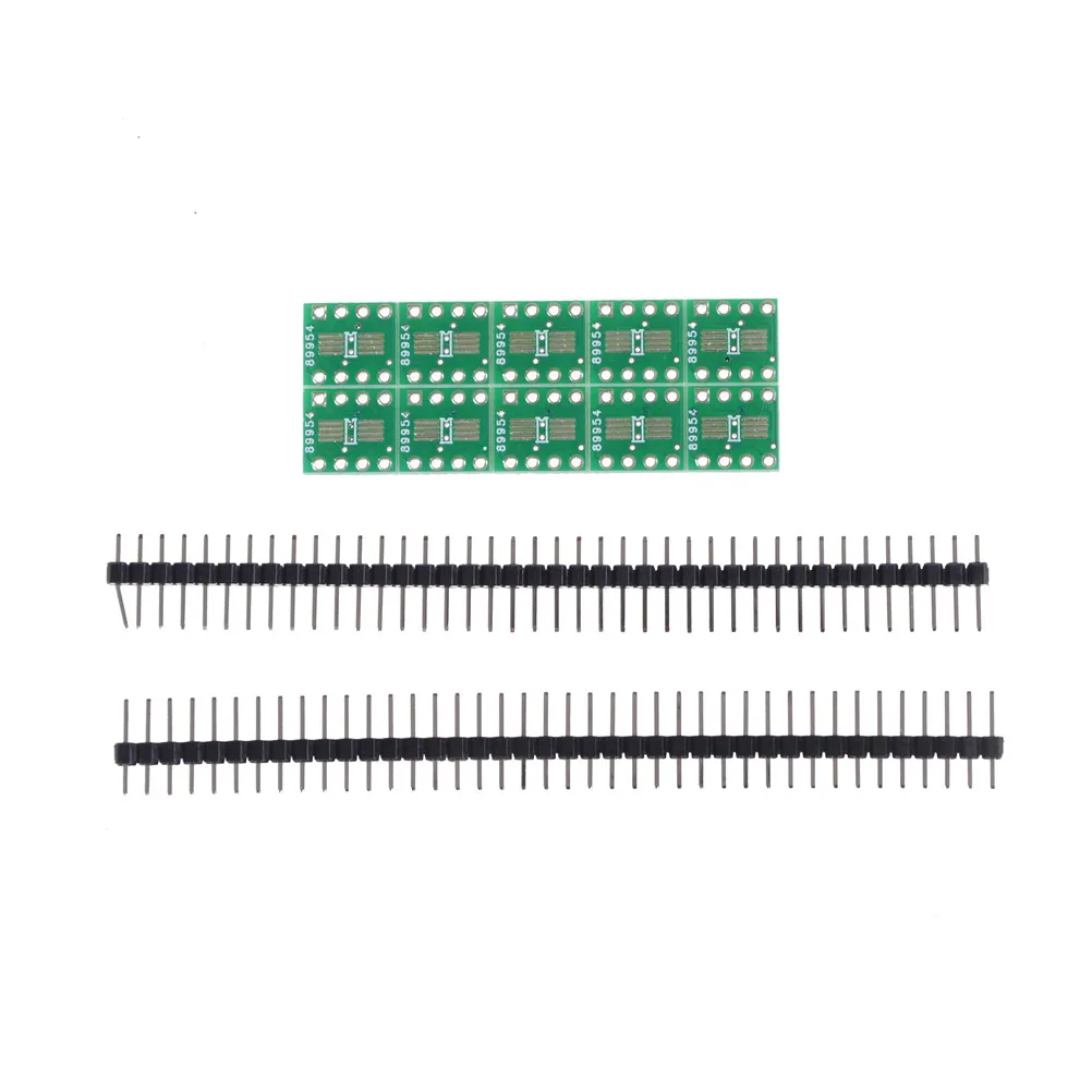 New 10pcs Double Sided SOP8 SO8 SOIC8 TSSOP8 TO DIP8 adapter to DIP + Pin Header